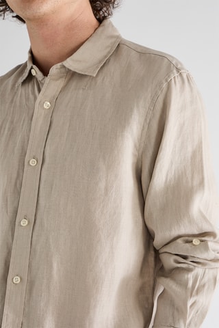 Chemise en lin - Gris