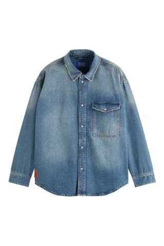 Chemise oversize en jean - Bleu