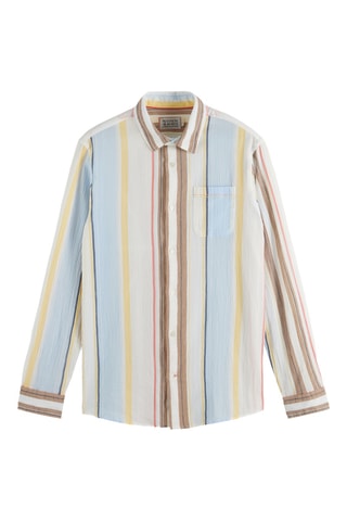 Chemise - Blanc et marron