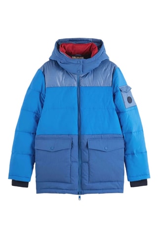 Doudoune à capuche - Bleu