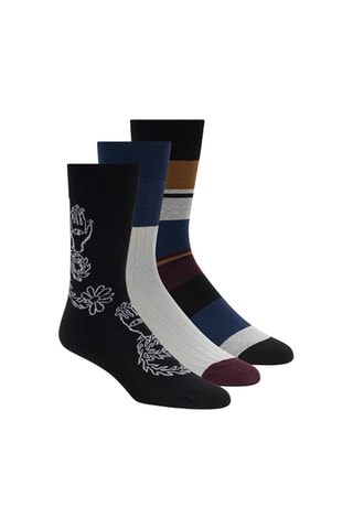 3 paires de chaussettes - Noir
