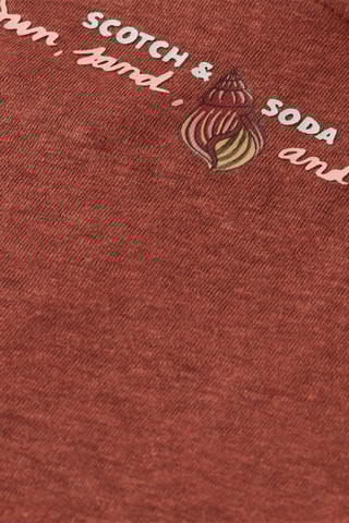 T-shirt en lin - Rouge