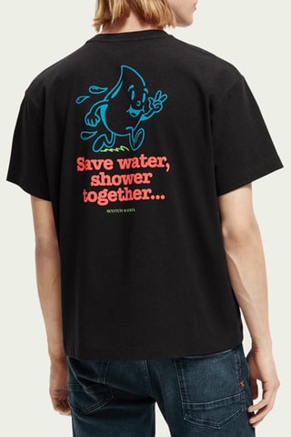 T-shirt en coton biologique - Noir