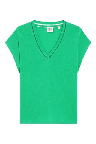 T-shirt en lin - Vert