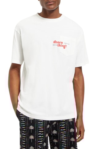 T-shirt relaxed - Blanc