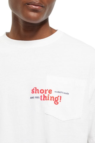 T-shirt relaxed - Blanc