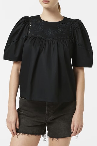 Blouse relaxed - Noir
