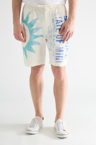 Short en coton biologique - Ecru