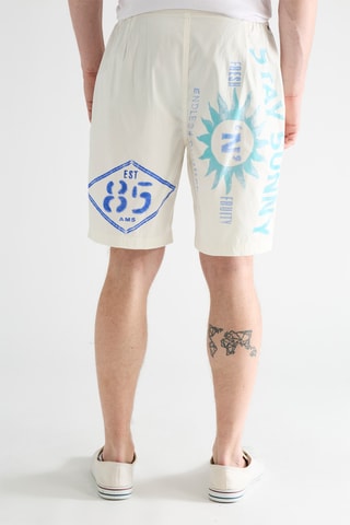 Short en coton biologique - Ecru