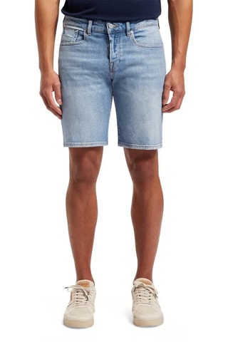 Bermuda slim en jean - Bleu clair