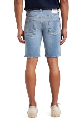 Bermuda slim en jean - Bleu clair