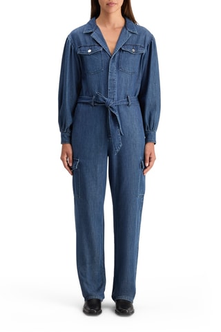 Combinaison en jean - Bleu