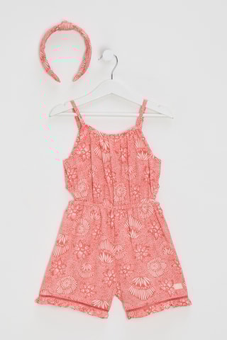 Combinaison et serre-tête - Rose