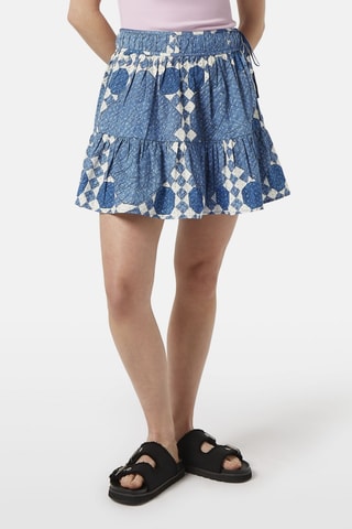 Jupe volantée - Bleu