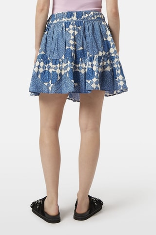 Jupe volantée - Bleu