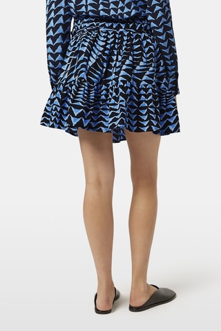 Jupe volantée - Bleu