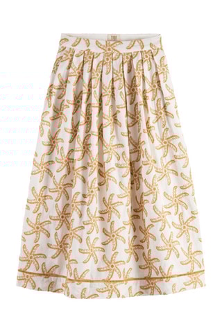 Jupe longue en lin - Ecru