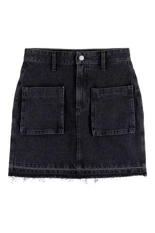 Minijupe en jean - Noir