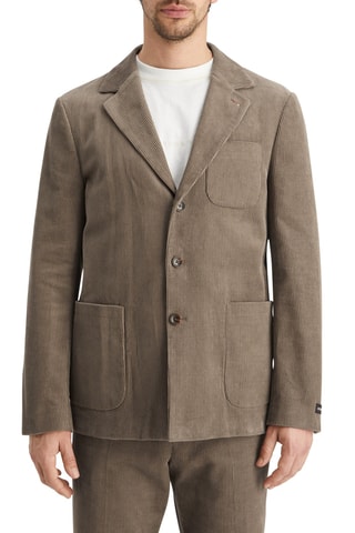 Blazer en velours - Beige