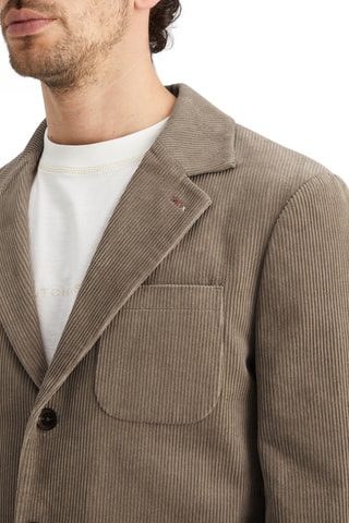 Blazer en velours - Beige