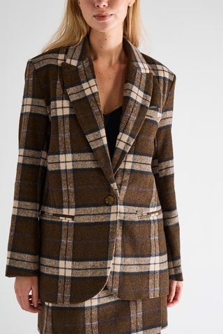 Blazer en laine - Marron