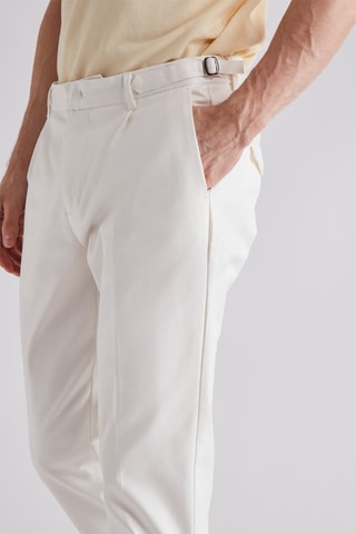 Pantalon en coton biologique - Ecru
