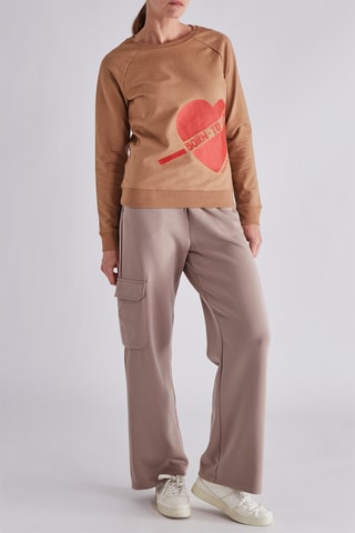 Sweat - Marron clair