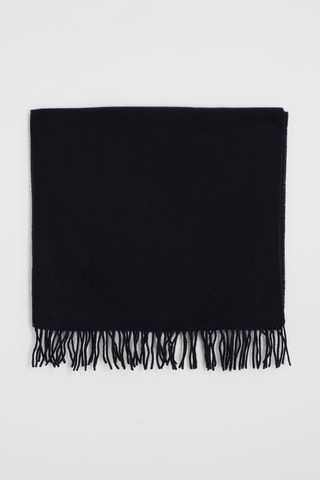 Echarpe en laine vierge - Noir