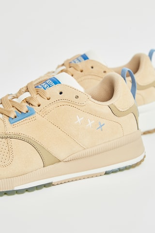 Baskets en cuir - Beige