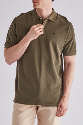 Polo en coton biologique - Kaki