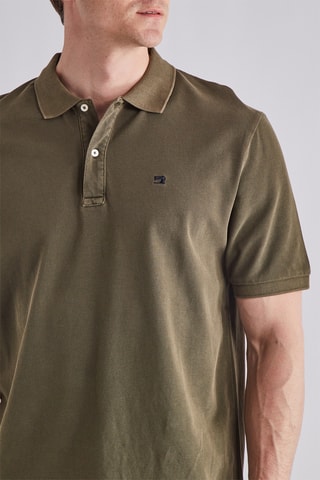 Polo en coton biologique - Kaki