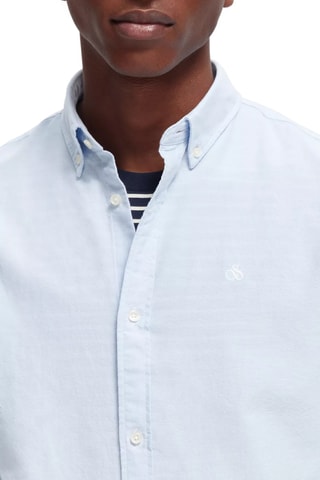 Chemise regular en coton biologique - Ciel