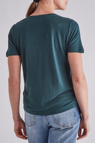 T-shirt en lin - Vert