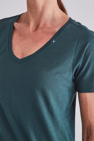 T-shirt en lin - Vert
