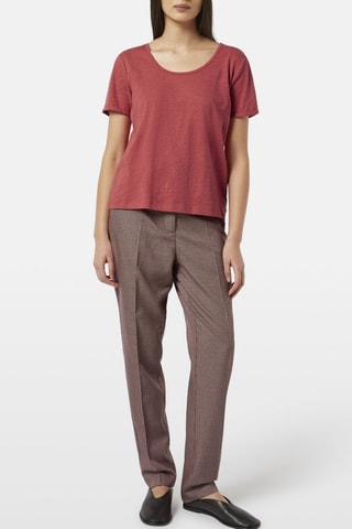 T-shirt relaxed - Rouge brique