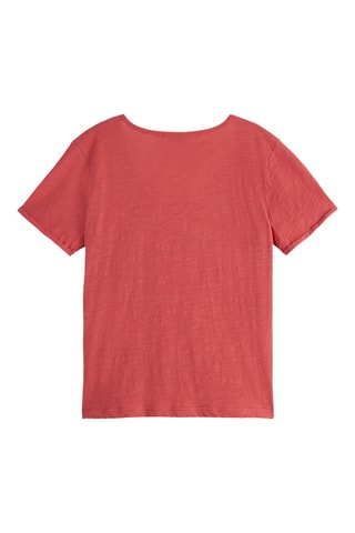 T-shirt relaxed - Rouge brique