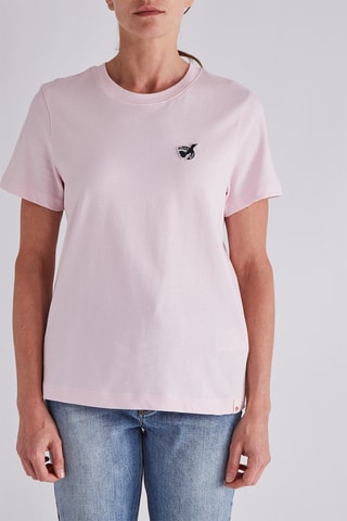 T-shirt en coton biologique - Rose