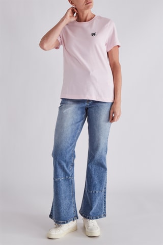 T-shirt en coton biologique - Rose