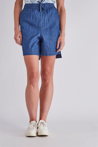 Short en jean - Bleu électrique