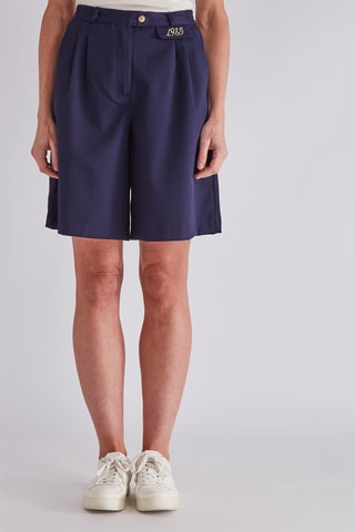 Short Taille haute - Bleu marine