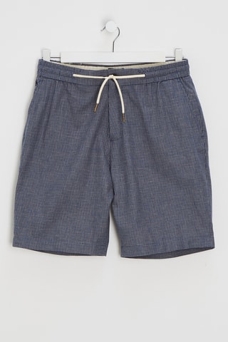 Short en lin - Bleu