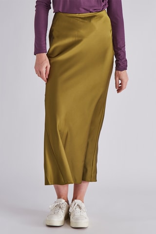 Jupe droite - Vert olive