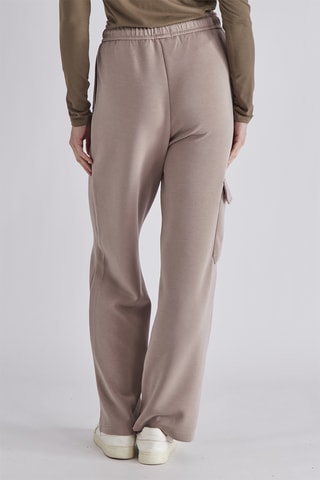 Pantalon taille haute - Marron clair