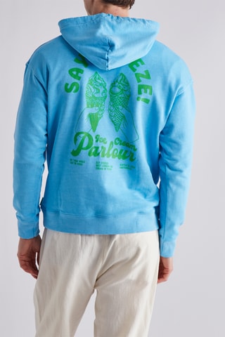 Sweat à capuche - Bleu clair