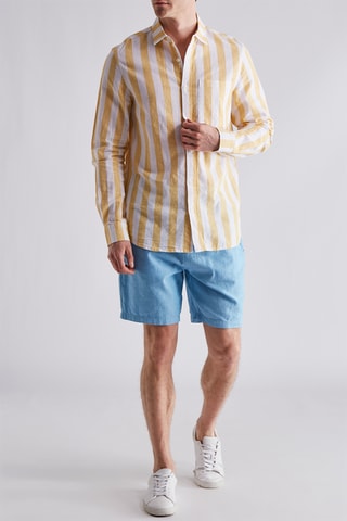 Chemise en lin - Jaune