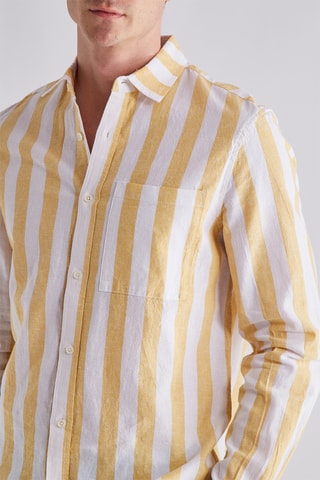 Chemise en lin - Jaune