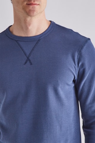 T-shirt en coton biologique - Bleu marine