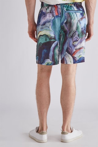 Short - Bleu marine et blanc