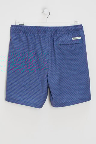Short de bain - Bleu nuit et blanc