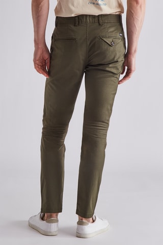 Pantalon en coton biologique - Kaki
